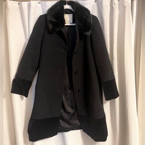 Kate Spade coat! Velvet trim, warm, winter coat. Lightly worn!
